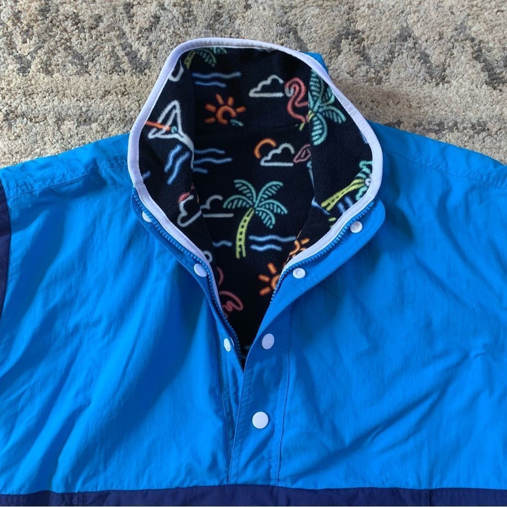 Chubbies Reversible Quarter Zip Pullover Medium - Picture 7 of 9